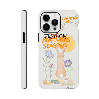 Hårdt "Seasons" Etui // Cover / iPhone / Samsung / Bunny / Forest Design