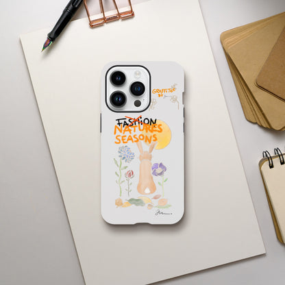 Tough "Seasons" Case // Cover / iPhone / Samsung / Bunny / Forest Design