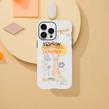 Hårdt "Seasons" Etui // Cover / iPhone / Samsung / Bunny / Forest Design