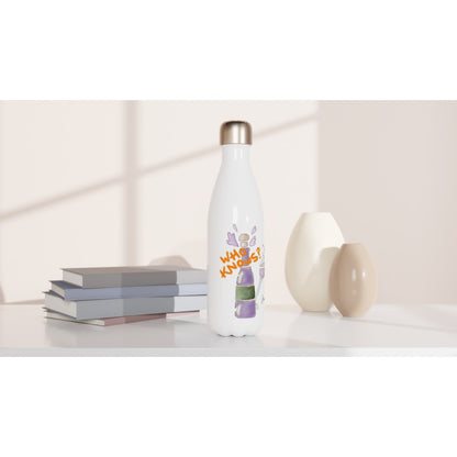 stainless steel water bottle cool print floral art design gym gear gaveide cute drikkeflaske med print