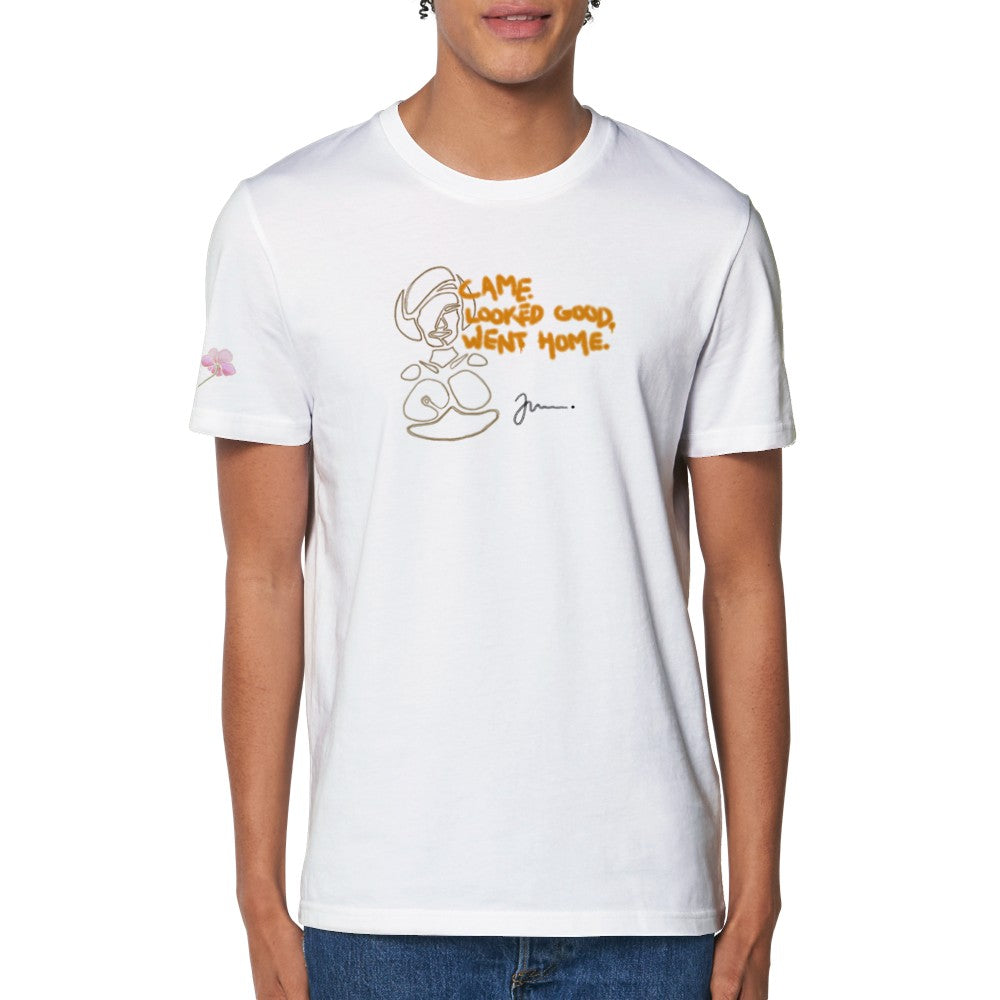 organic eco shirt t-shirt with print woman art man