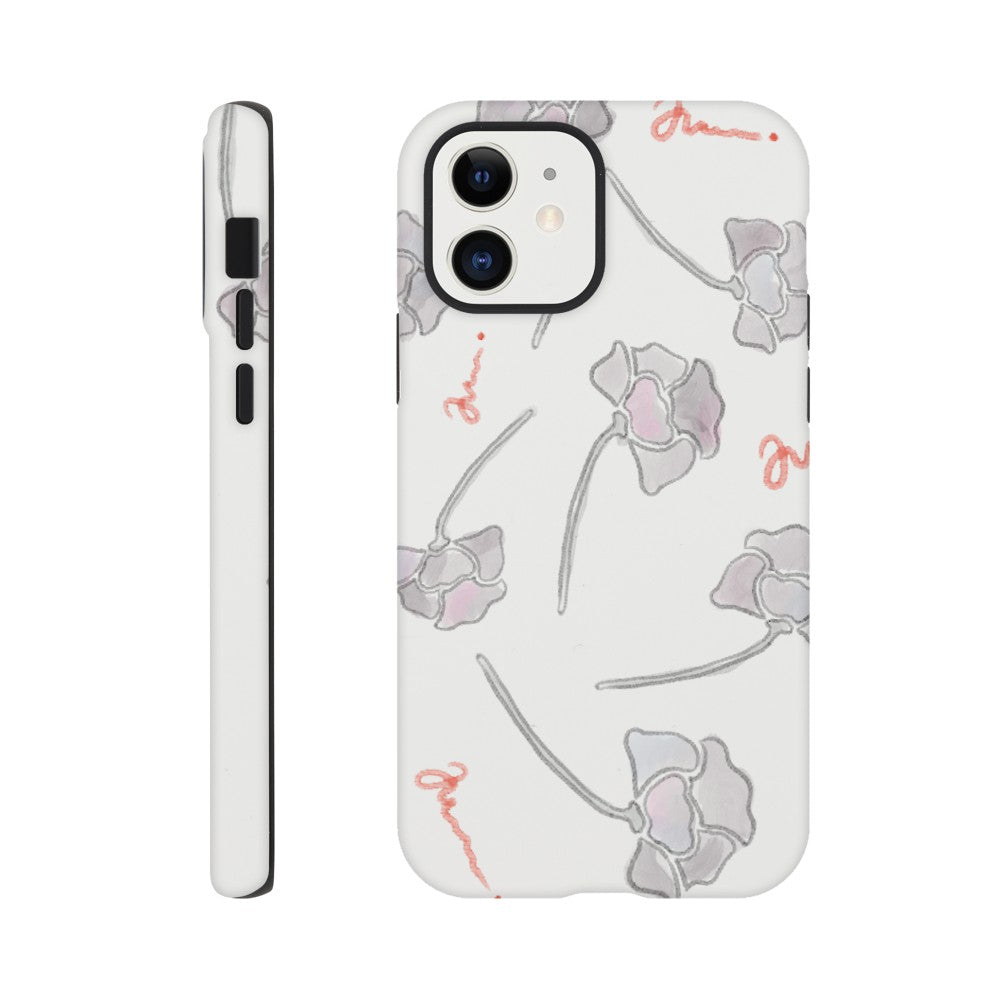 samsung iphone 13 og 14 pro cover med cute print og blomster