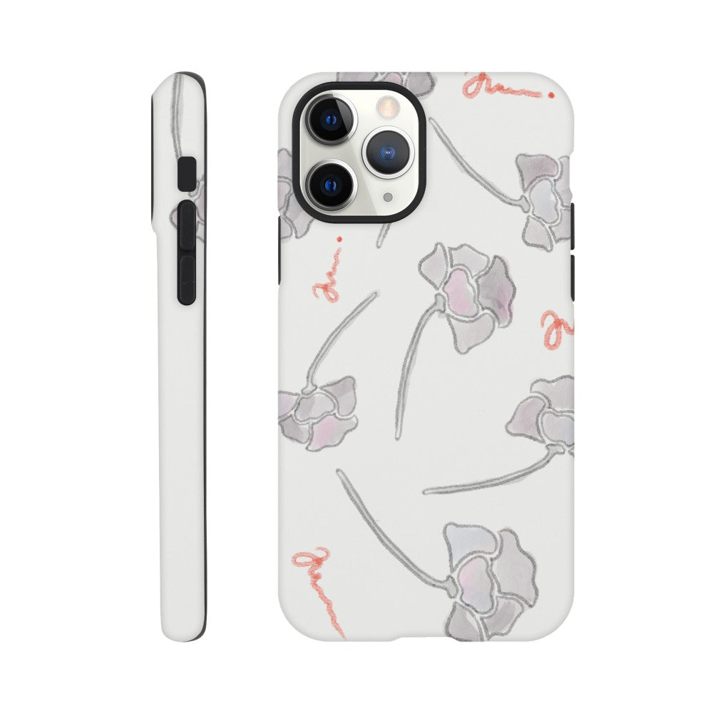 samsung iphone 13 og 14 pro cover med cute print og blomster