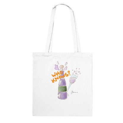 Perfect tote bag funny champagne art
